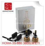 Easy Installation Mini Size 880 LED Headlamp 3600lm