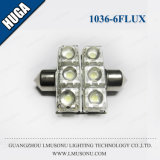 36mm 6flux LED Festoon Lamp for Auto