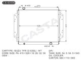 Auto engine spare parts radiator for Isuzu Tfr (DIESEL) Mt