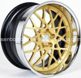 Gold Wheels with Bid Lip, Rotiform Wheel