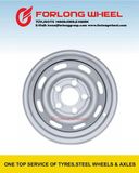 High Speed European Style Trailer Steel Wheel with TUV Certificate