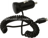LED Indicator Car Charger with Cable for iPhone5 and iPod (DC-IP5-006)