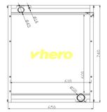 High Quality Heat Exchanger Auto Radiator for Truck Df 1301kd100-010