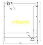 High Quality Heat Exchanger Auto Radiator for Truck Df 1301kd100-010