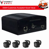 Mobile Car DVR -- 4CH 720p 3G, 4G, GPS, Wi-Fi Function for Optional