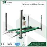 GG Brand Ce 4.5 Tons Hydraulic Four Post Auto Vehicle Car Lift for Alignment