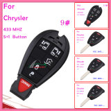 Remote Car Key for Chrysler with 4 Button ID46 Chip 433MHz FCC Oht Small Button
