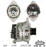 Bosch Alternator 0124655008 Ca1883IR 23877