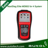 Autel Maxidiag Elite MD802 4 System with Datastream Model Engine, Transmission, ABS and Airbag Code Scanner