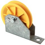 Double Division Nylon Pulley 3-1/2