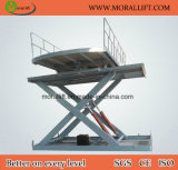 CE Certification Scissor Car Lift with Turntable