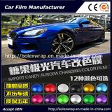 Glossy Candy Colored Car Body Vinyl Wrap Stickers/Car Body Film