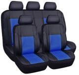 Universal 9PCS Full Set Soft PU&Leather Auto Car Seat Cover