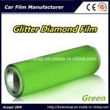 Green Brilliant Diamond Film, Pearlized Diamond Car Body Vinyl Car Wrap Vinyl Film
