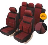 Universal Fit 11PCS Full Set Jacquard Fabric Car Seat Cover