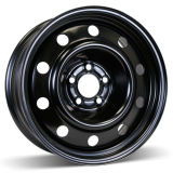 17X7 (5-115) Black Steel Winter Wheel