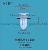 418 Pieces Auto Clips and Plastic Fasteners for Ford