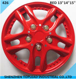 Plastic Red Car Wheel Cover