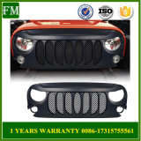 Seven Slots Front Net Bumper Grill for Jeep Wrangler 2007-2017