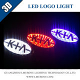 Lmusonu Car 3D LED Logo Badge Light for KIA