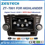 8 Inch Car GPS Navigation for Toyota Highlander with DVD Player