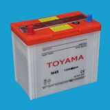 JIS Dry Charged Car Battery 12V45ah