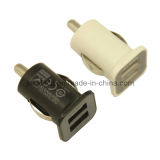 Mini USB Car Charger with Two USB Port