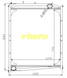 Air Conditioner Auto Radiator for Truck Strw Wg9625531385