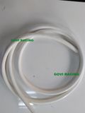 White Silicone Vacumme Tubing with Grooved 0.5mm Thickness