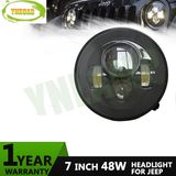 CREE 48W 7inch Offroad Hi/Low Beam Jk Headlight Outdoor Light