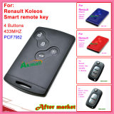 Smart Remote Key for Auto Renault Koleos with 4 Buttons 433MHz Pcf7952 Without Logo