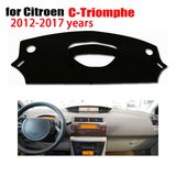 Car Dashboard Covers Mat for Citroen C-Triomphe 2012-2017left Hand Drive Dashmat Pad Dash Covers Instrument Platform Accessories