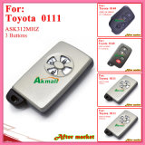 Smart Key for Toyota with 3buttons Ask312MHz 0111 ID71 Wd03 RV4yariscorolla 2005 2010 Silver