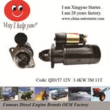 3.4kw 12V 3 Module 11 Teeth Direct Drive Starter (QD157)