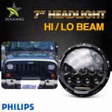 High Power 75W 7 Inch Round LED Headlight for Offroad