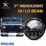 High Power 75W 7 Inch Round LED Headlight for Offroad