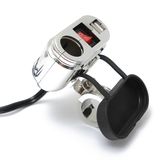 12-24V 120W Dual USB Socket Mount Car Cigarette Lighter Charger Adapter 5V 3.1A