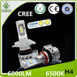 H4 LED Car Headlight 6000lm 6500k All in One
