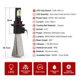 H13 30W 6000k COB LED Headlight Conversion