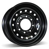 16X6.5 8-165.1 (8-6.5) Black Steel Snow Wheel