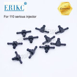 Erikc Common Rail Injector Return Oil Backflow Pipe Connector T Type Plastic Tee Joint Fitting for Bosch 110 Series Injector 10PCS/Bag