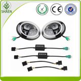 Latest Design H/L LED Headlight with Angle Eyes