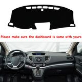Dashmat Dashboard Mat Carpet Sun Cover Car Interior for Honda CRV Year 2012-2016