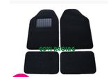 4PCS/Set Car Mats Black Rubber Carpet with PVC for SUV