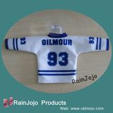 Mini Car Jersey T-Shirt Suction Cup for Soccer Fans