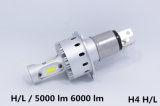 2018 	Automobile Lighting 110000 Lm Integration H4 H/L Auto LED Headlight