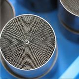 Round Metallic Substrate Catalytic Converter as Car Catalyst Carrier