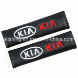 KIA Car Seat Belt Carbon Covers Shoulder Pads