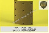 Brake Lining for Heavy Duty Truck Made in China (19647)