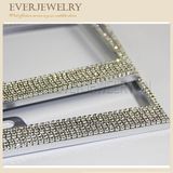 Car Lisence Plate Frame with Crystal Rhinestone